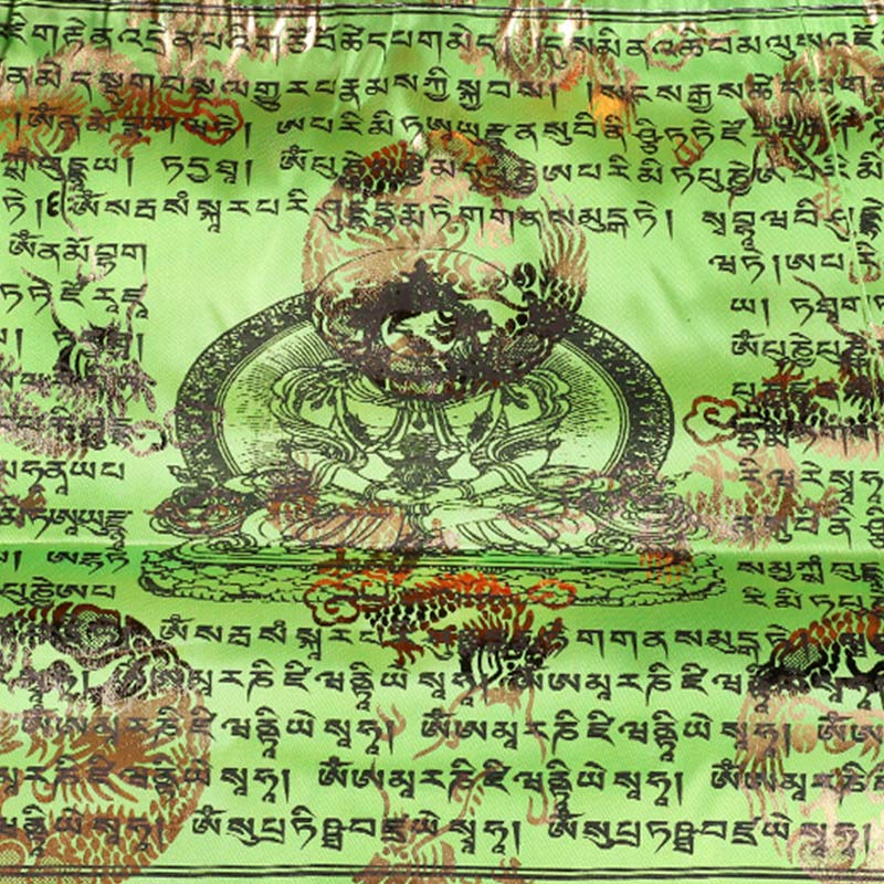 Buddha Stones Tybetańska 5-kolorowa Sutra Błogosławieństwa Długowieczności Wiatru Konia, 20 szt., dekoracja modlitewna na zewnątrz - image 8