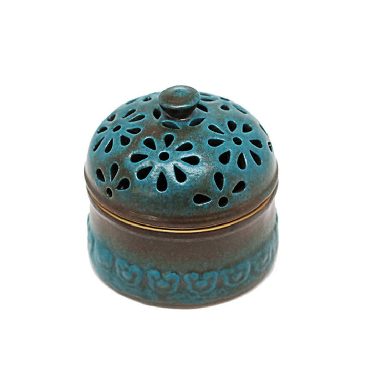 Buddha Stones Mini Puste Duchowe Medytacje Ceramiczne Małe Kadzielnice Dekoracja