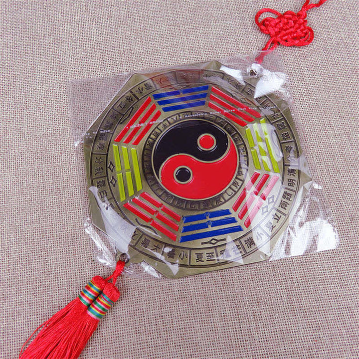 Feng Shui Bagua Mapa Chińskie Węzły Harmonii Energii Lustro
