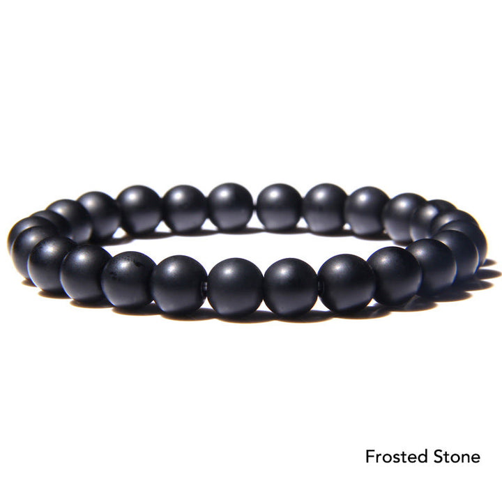Bransoletka z koralików Natural Agat Stone Crystal Balance