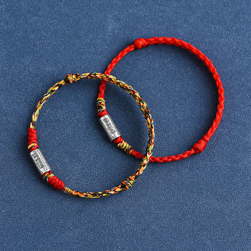 Buddha Stones ręcznie robione 925 srebro próby 925 wszystko idzie dobrze projekt ochrona siła bransoletka kostka - image 20