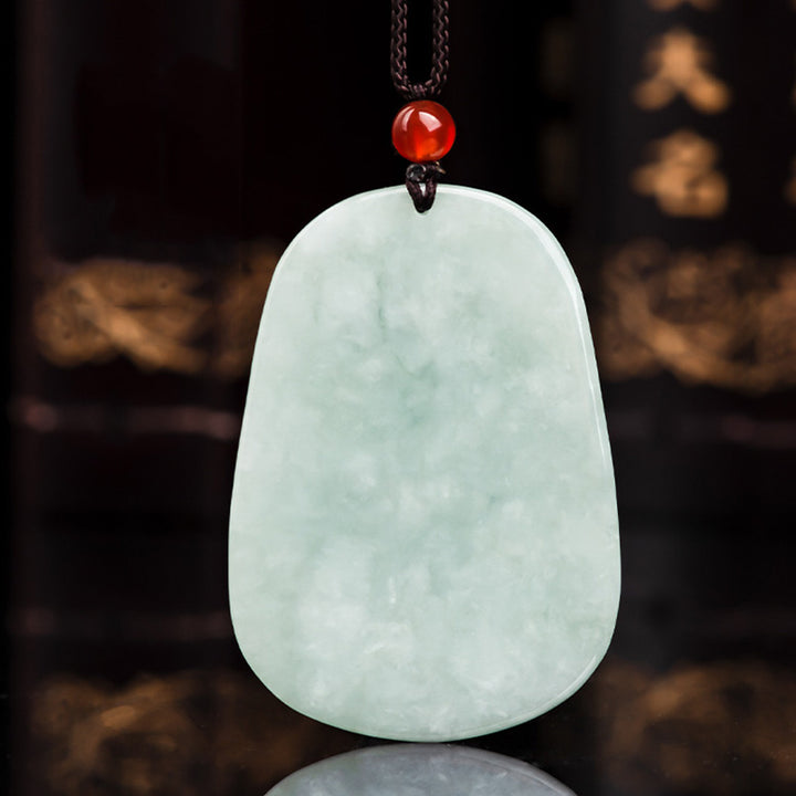 Buddha Stones Chiński Zodiak Latający Smok Jade Ochrona Naszyjnik Wisiorek Sznurek
