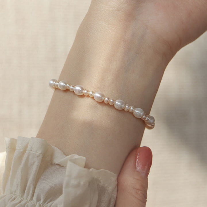 Bransoletka z naturalnych pereł kwiatowych Sincerity Bead