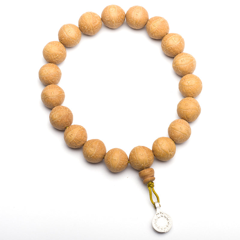 Buddha Stones Nasiona Bodhi Szczęście Pomyślność Mala na nadgarstek Tassel Mala kieszonkowa