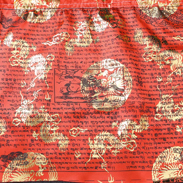 Tybetańska flaga modlitewna w 5 kolorach, wzór Windhorse Blessing Dragon, dekoracja na zewnątrz, 20 szt. - image 6