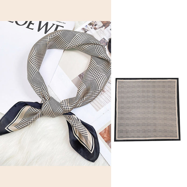 Buddha Stones Scena pasterska Balon na gorące powietrze Wiosenne kwiaty 100% jedwabiu morwowego Chusta na szyję - Prosty styl - image 25