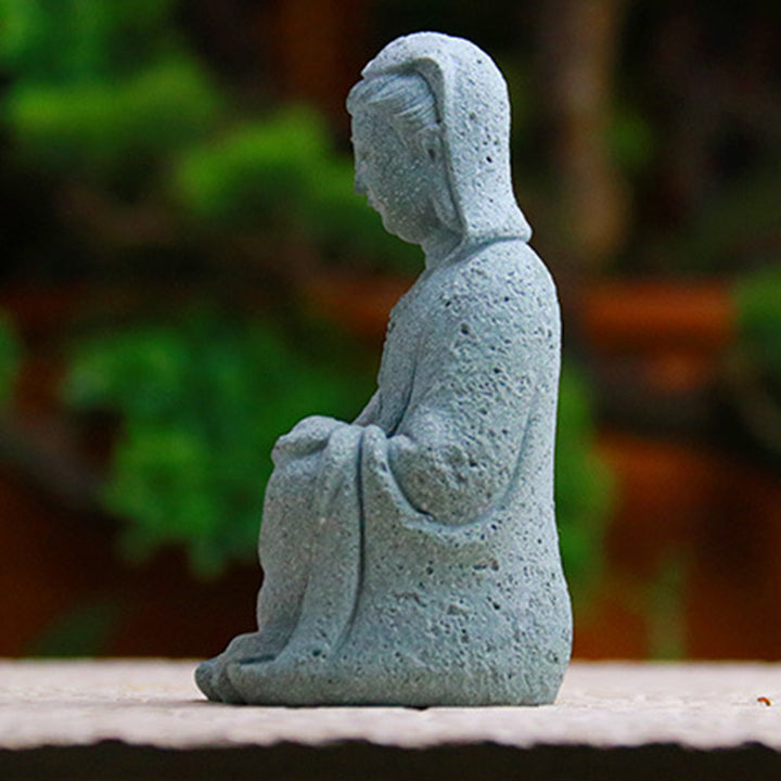 Buddha Stones Avalokitesvara Statuetka Błogosławieństwo Dekoracja Domu