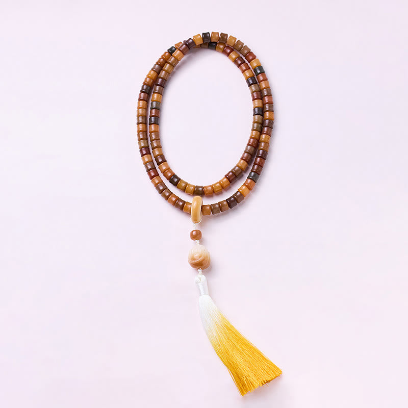 Buddha Stones 108 Mala Beads Bodhi Seed Budda Ręka Lotos Grawerowana Bransoletka Harmonii