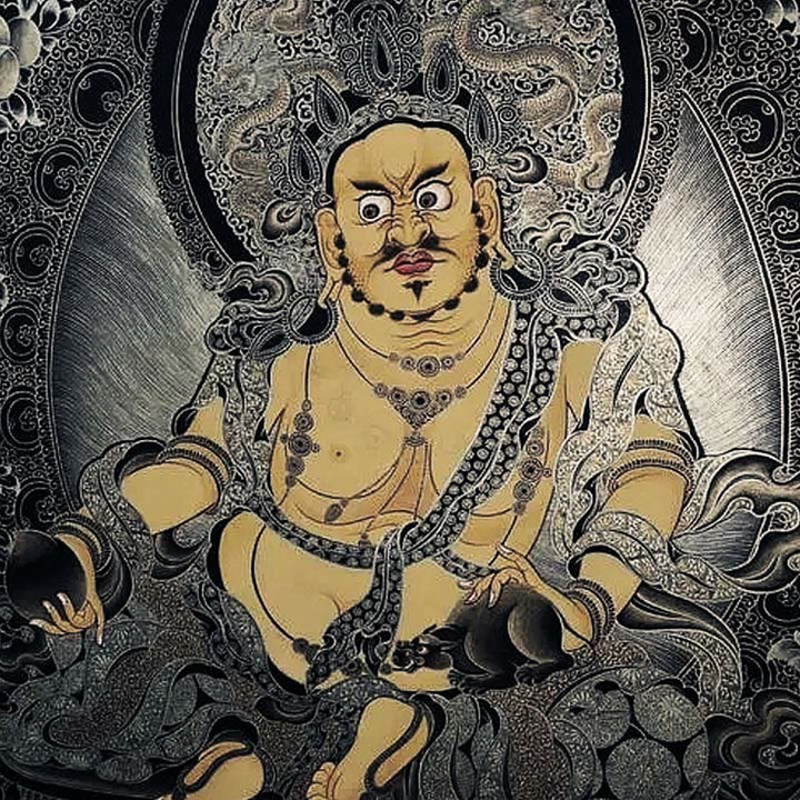 Buddha Stones 108 Mala Koraliki Naturalne Tygrysie Oko Miedź Dorje Ochrona Bransoletka z Chwostem