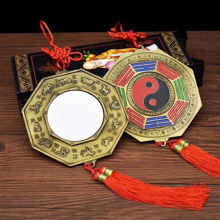 Mapa Feng Shui Bagua Monety Pięciu Cesarzy Mapa Energii Harmonii Chińskiego Węzła