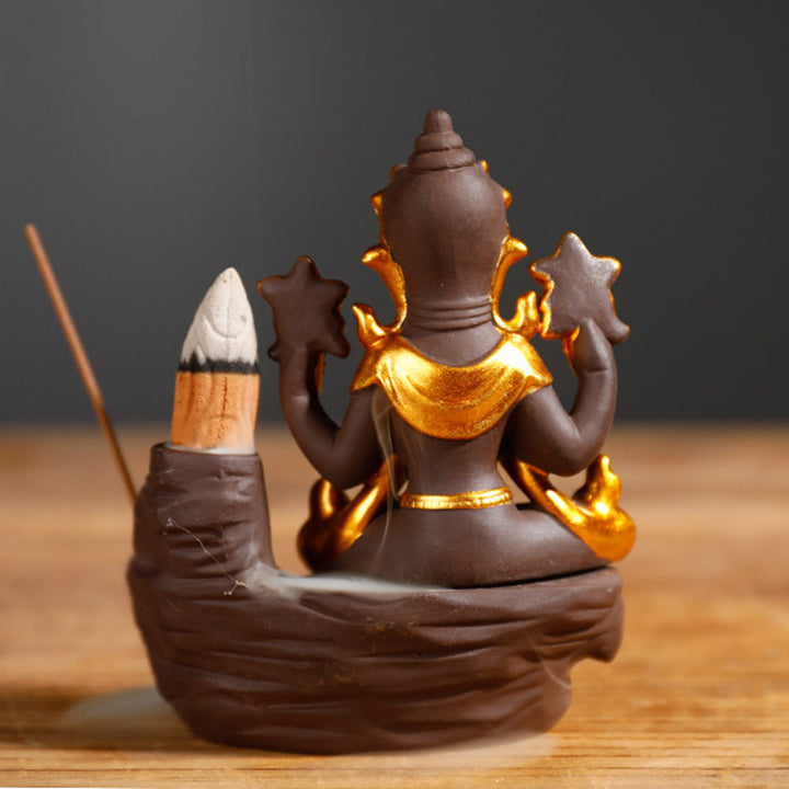 Buddha Stones Tybetański Budda Uzdrawiający Kadzielnica Dekoracja
