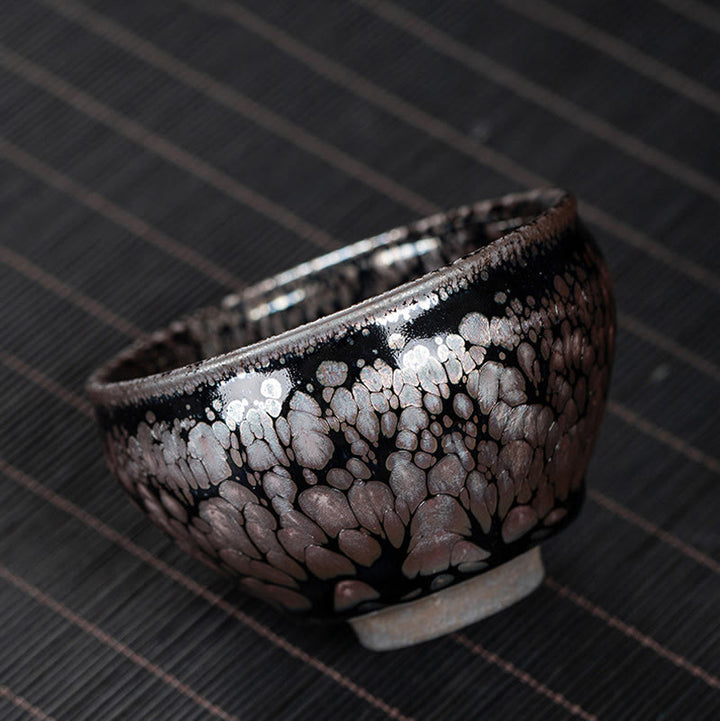 Buddha Stones ręcznie robione kwiaty wiśni Sakura Design chiński Jianzhan Ceramiczny kubek do herbaty Kung Fu