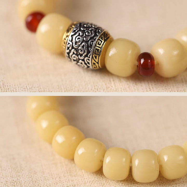 Buddha Stones Bodhi Nasiona Pomyślna Chmura Fu Charakter Koralik Bransoletka Pokoju