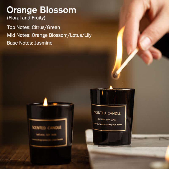Blue Bell Pear Freesia Zapach Medytacja Modlitwa Zapachowa Aromaterapia Świeca Sojowa - Kwiat pomarańczy (kwiatowy i owocowy) - image 6
