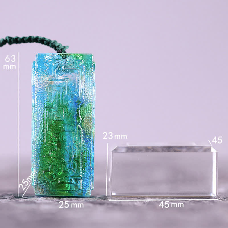 Feng Shui ręcznie robiony kryształowy element sztuki Liuli dekoracja domowego biura - image 10