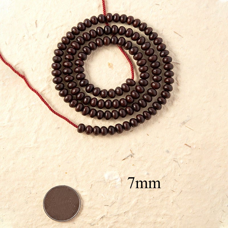 Buddha Stones Naturalne Tybet 108 Mala Koraliki Fioletowe Bodhi Nasiona Bogactwa Bransoletka