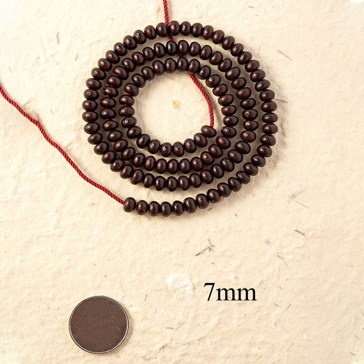 Buddha Stones Naturalne Tybet 108 Mala Koraliki Fioletowe Bodhi Nasiona Bogactwa Bransoletka