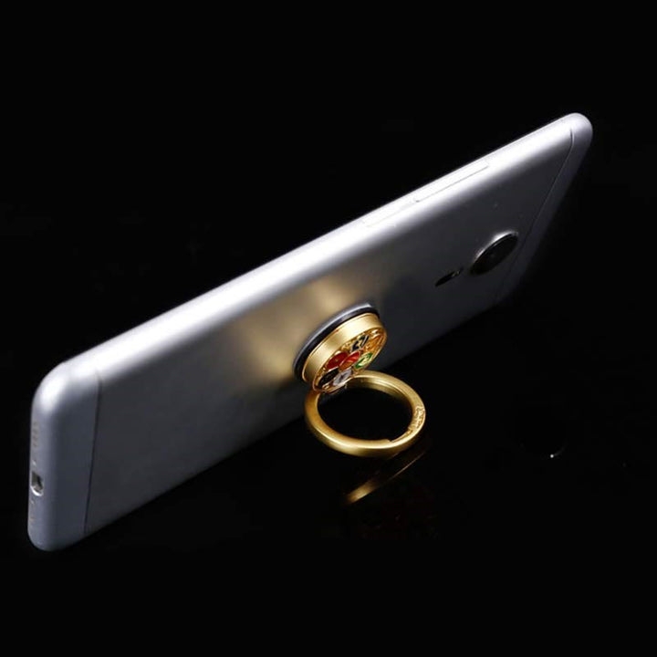 Tybetański Om Mani Padme Hum Peace Phone Ring Bracket Uniwersalny uchwyt na telefon Dekoracje