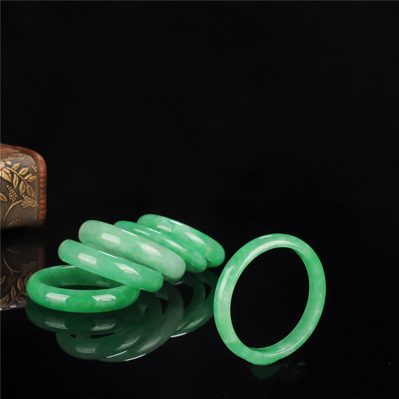 Bransoletka z Buddha Stones Jade Healing Abundance Protection Bangle