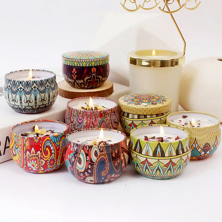 Biała herbata, kwiat imbiru, lawenda, gardenia, zapachowa świeca sojowa, prezent dla rodziny i przyjaciół - image 2