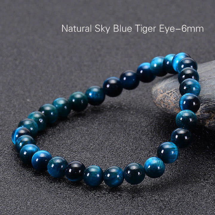 Bransoletka ochronna Buddha Stones Blue Tiger Eye