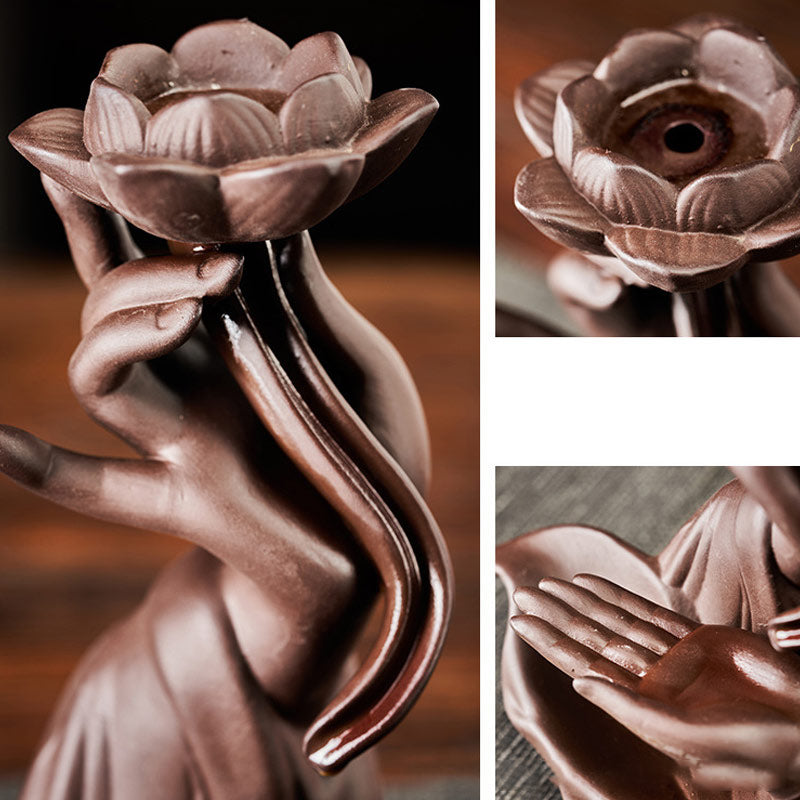 Kadzielnica lecznicza Buddha Stones Lotus Bergamot
