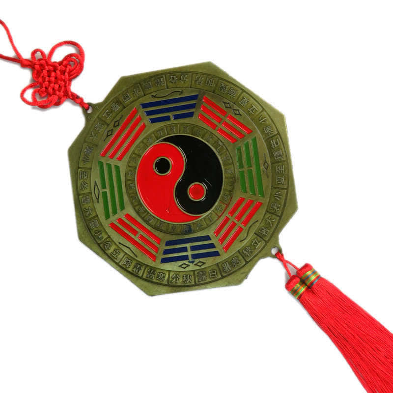 Feng Shui Bagua Mapa Chińskie Węzły Harmonii Energii Lustro - Mapa Bagua 17CM - image 24
