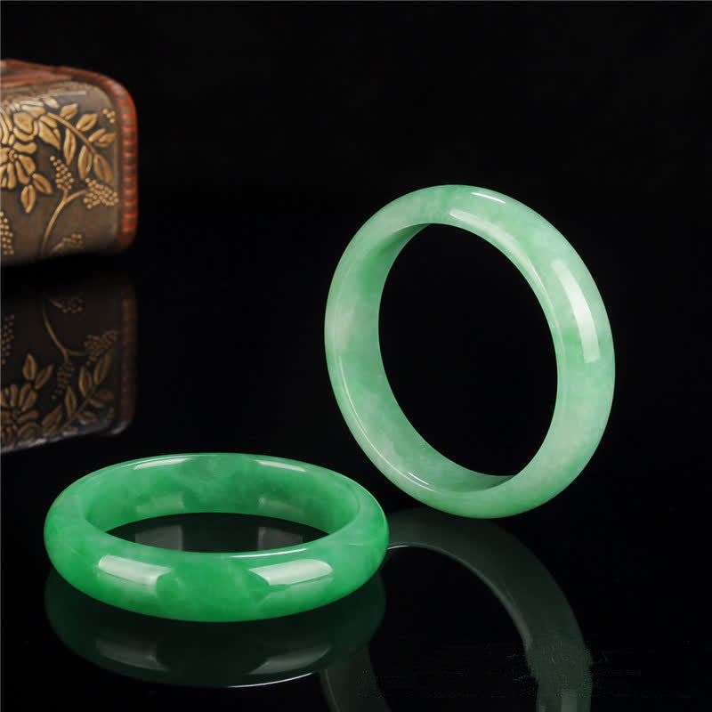 Bransoletka z Buddha Stones Jade Healing Abundance Protection Bangle