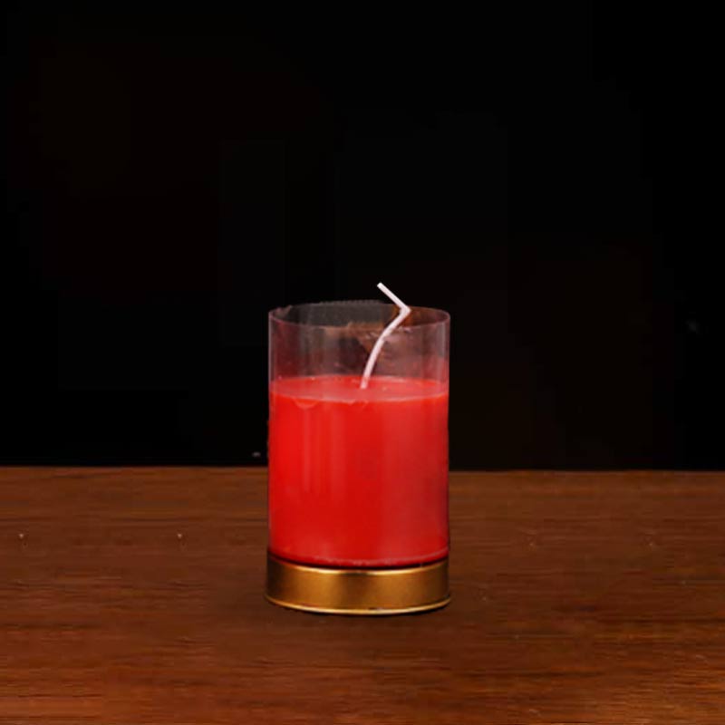 Medytacja Modlitwa Ołtarz Świeca Buddyjska Świątynia Rytuały Użyj Przedmiotów - Czerwony - Mały (1 dzień) - image 8