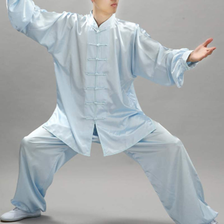 Buddha Stones Prosty wzór Medytacja Modlitwa Duchowy Zen Tai Chi Qigong Praktyka Unisex Zestaw Ubrań - image 14