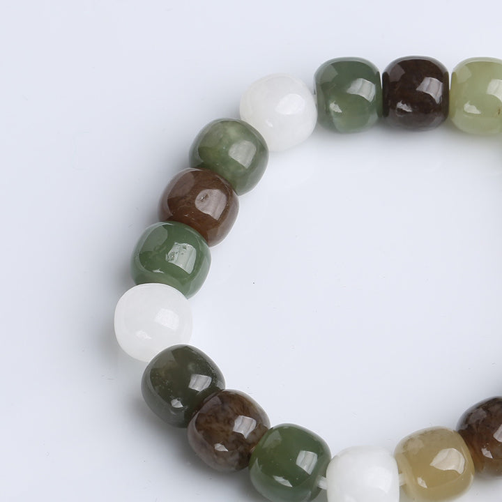 Bransoletka z Buddha Stones Gradient Jade Luck Blessing