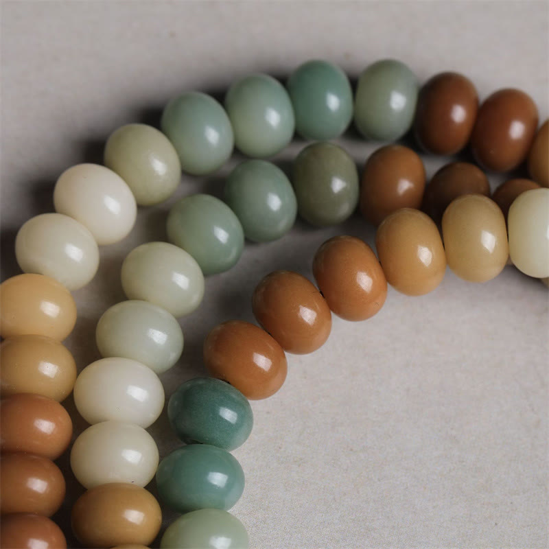 Buddha Stones 108 Mala Beads Gradient Bodhi Seed Budda Ręcznie Grawerowana Bransoletka Pokoju - image 4