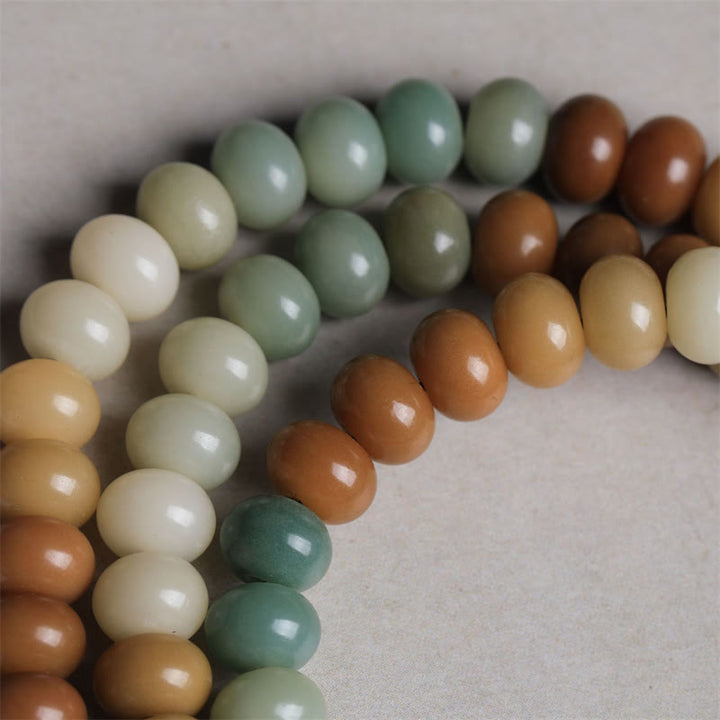 Buddha Stones 108 Mala Beads Gradient Bodhi Seed Budda Ręcznie Grawerowana Bransoletka Pokoju - image 4