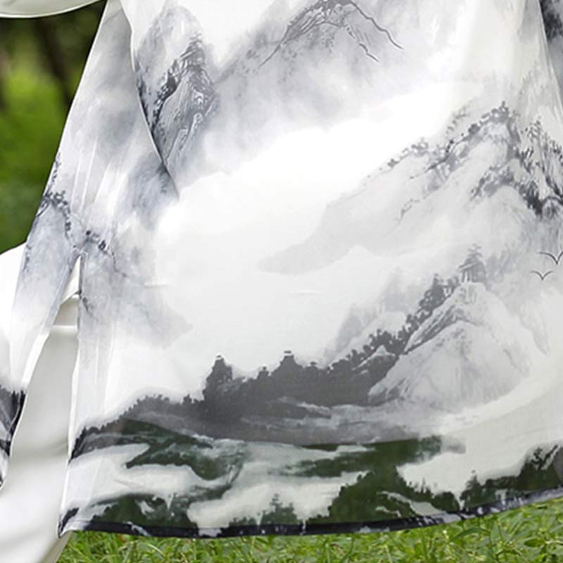 3-częściowy zestaw ubrań unisex do medytacji z malowaniem tuszem, duchową modlitwą, zen, tai chi, qigong - image 10