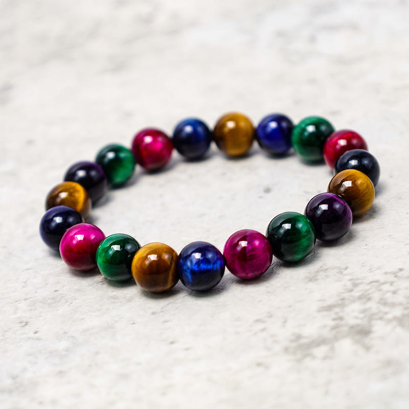 Bransoletka Buddha Stones Tiger Eye Resolve Courage