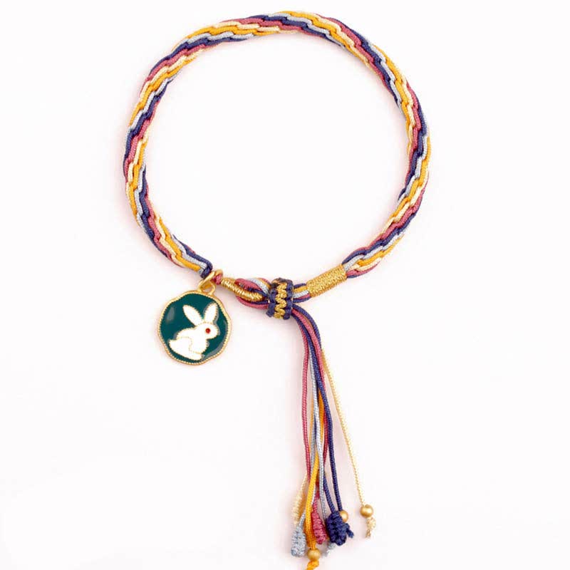 Bransoletka ochronna ze sznurka Reincarnation Knot Luck String