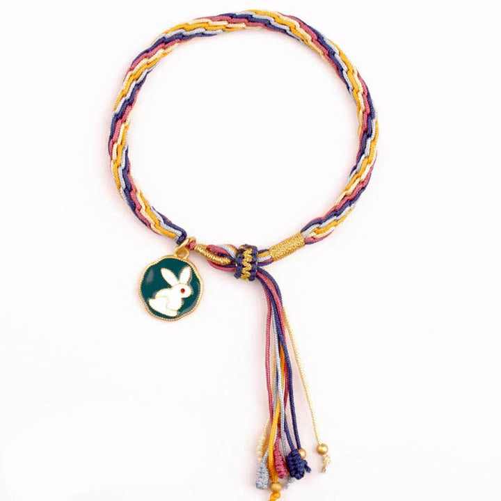 Bransoletka ochronna ze sznurka Reincarnation Knot Luck String