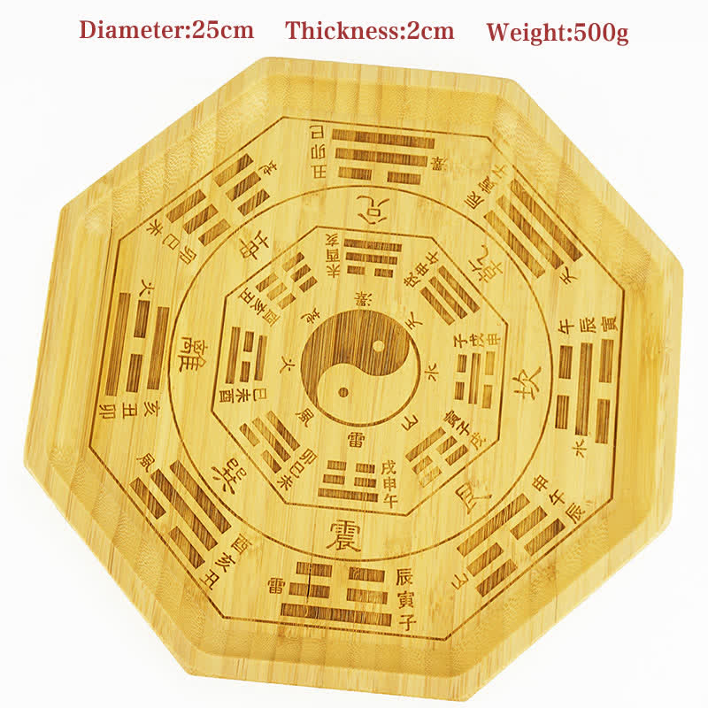 Mapa Feng Shui Bamboo Bagua Mapa Harmonii Energii - Mapa Bagua 25 cm - image 28