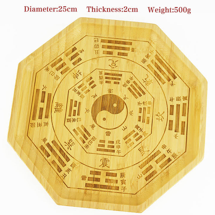 Mapa Feng Shui Bamboo Bagua Mapa Harmonii Energii - Mapa Bagua 25 cm - image 28