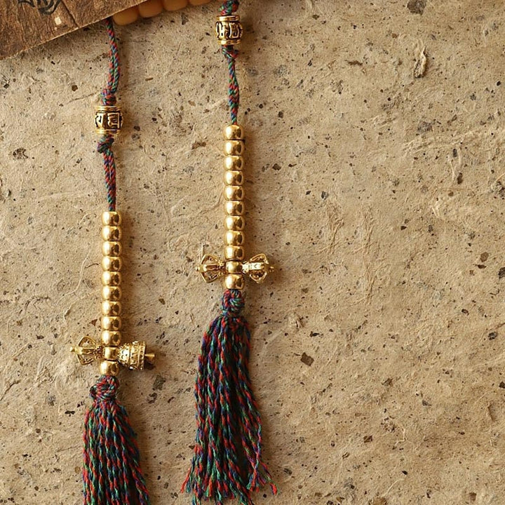 Buddha Stones Tybet 108 Mala Koraliki Bodhi Seed Bagua Vajra Bransoletka bogactwa