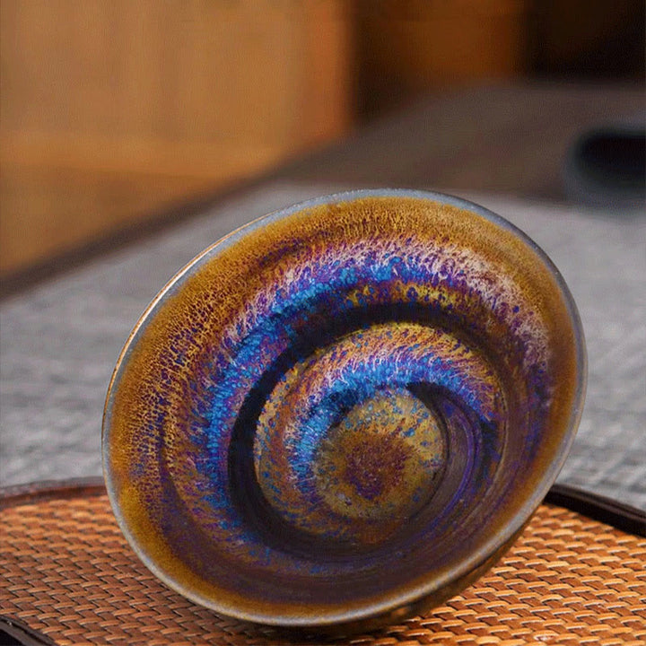 Buddha Stones chińskie Jianzhan kolorowe mleczne szkliwo ceramiczne filiżanka do herbaty Tenmoku Kung Fu filiżanka do herbaty