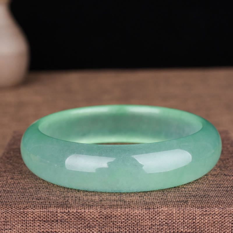 Buddha Stones Naturalny Jadeit Szczęście Uzdrawiająca Bransoletka Dobrobytu