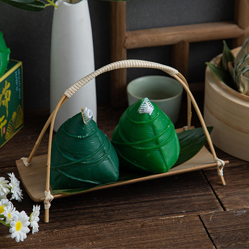 Buddha Stones , Festiwal Smoczych Łodzi, Wzór Zongzi, Świeca Zapachowa, Prezent Dla Rodziny, Przyjaciół
