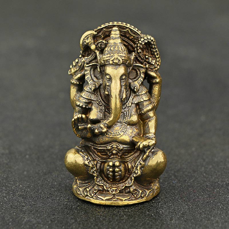 Ganesh Ganpati Słonia Statuetka Bogactwo Wystrój Domu - image 1