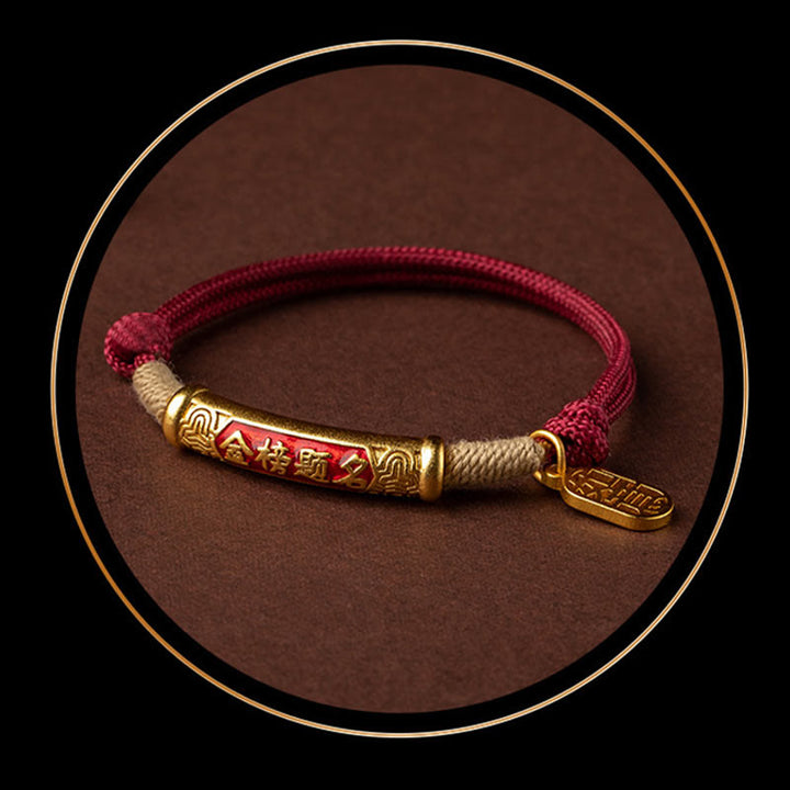 Buddha Stones 999 Srebro Sterlingowe Tybet Ręcznie Robione Om Mani Padme Hum Fu Charakter TopRank Charakter Szczęście Bransoletka Pleciona - image 13