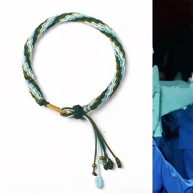 Bransoletka ochronna ze sznurka Reincarnation Knot Luck String