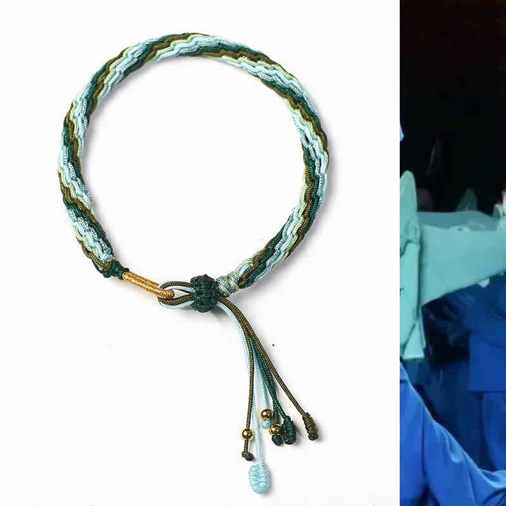 Bransoletka ochronna ze sznurka Reincarnation Knot Luck String