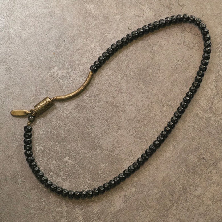 Bransoletka z potrójnym owinięciem "Buddha Stones Retro Coconut Shell Brass Copper Happiness" - image 12