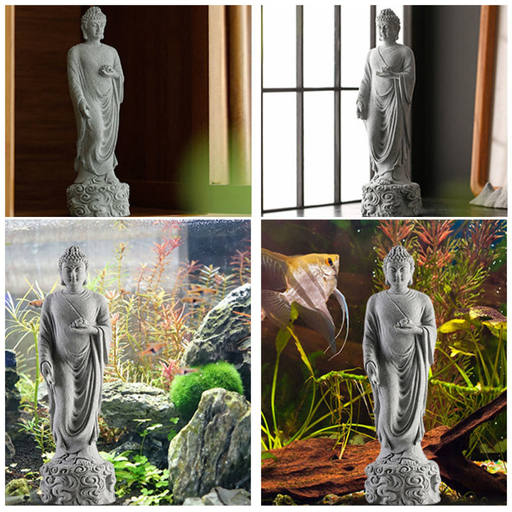 Medytacja Buddha Stones Buddy Budda Pomyślne chmury Projekt Spokój Dekoracja domu - image 10