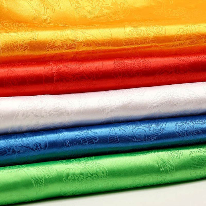 Tybetańskie błogosławieństwo szczęścia 5 kolorów wzór smoka feniksa dekoracja khata